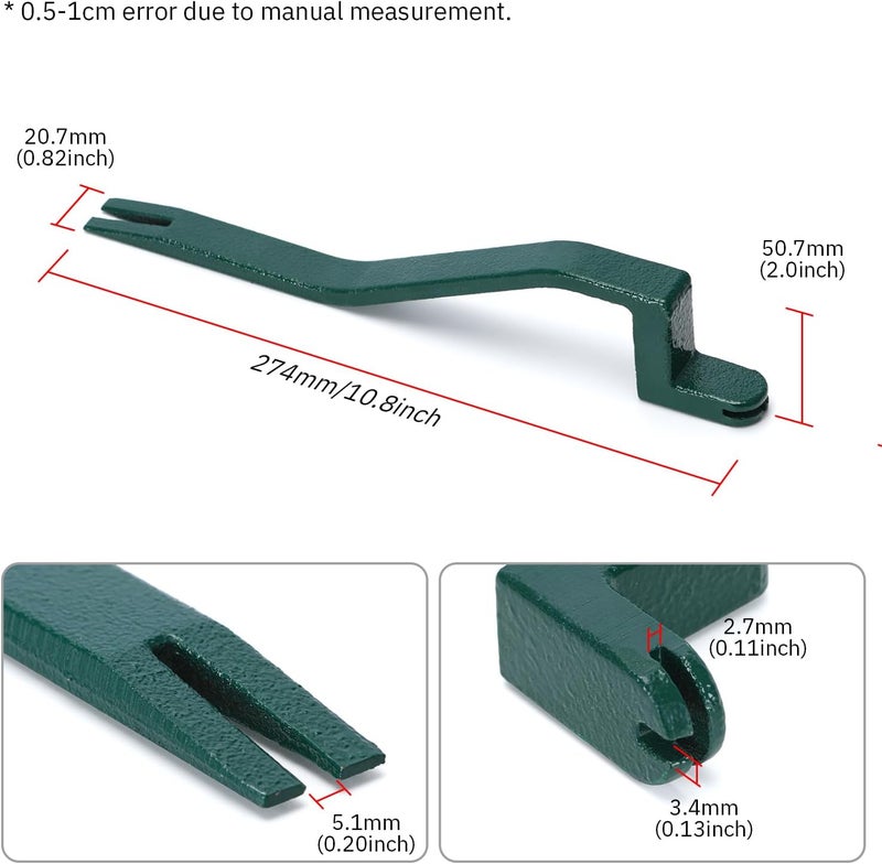Hypertune Shingle Removal Tool for Safe Roof Shingles Professional Roofing Tools and Equipment Shingle Nail Installer & Puller Pitch Hopper - Image 3